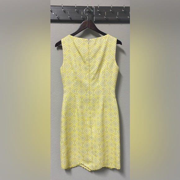 Alex Marie Yellow Patterned Dress - Picture 2 of 3